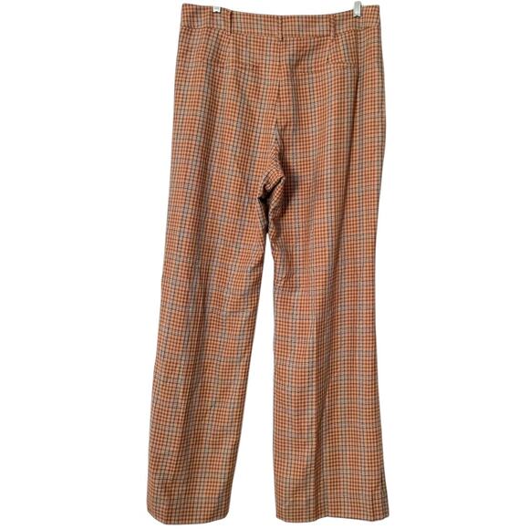 Anthropologie PAIGE Avedon Plaid Wide Leg Trousers Women's 14 Plaid Academia NEW - Picture 3 of 10